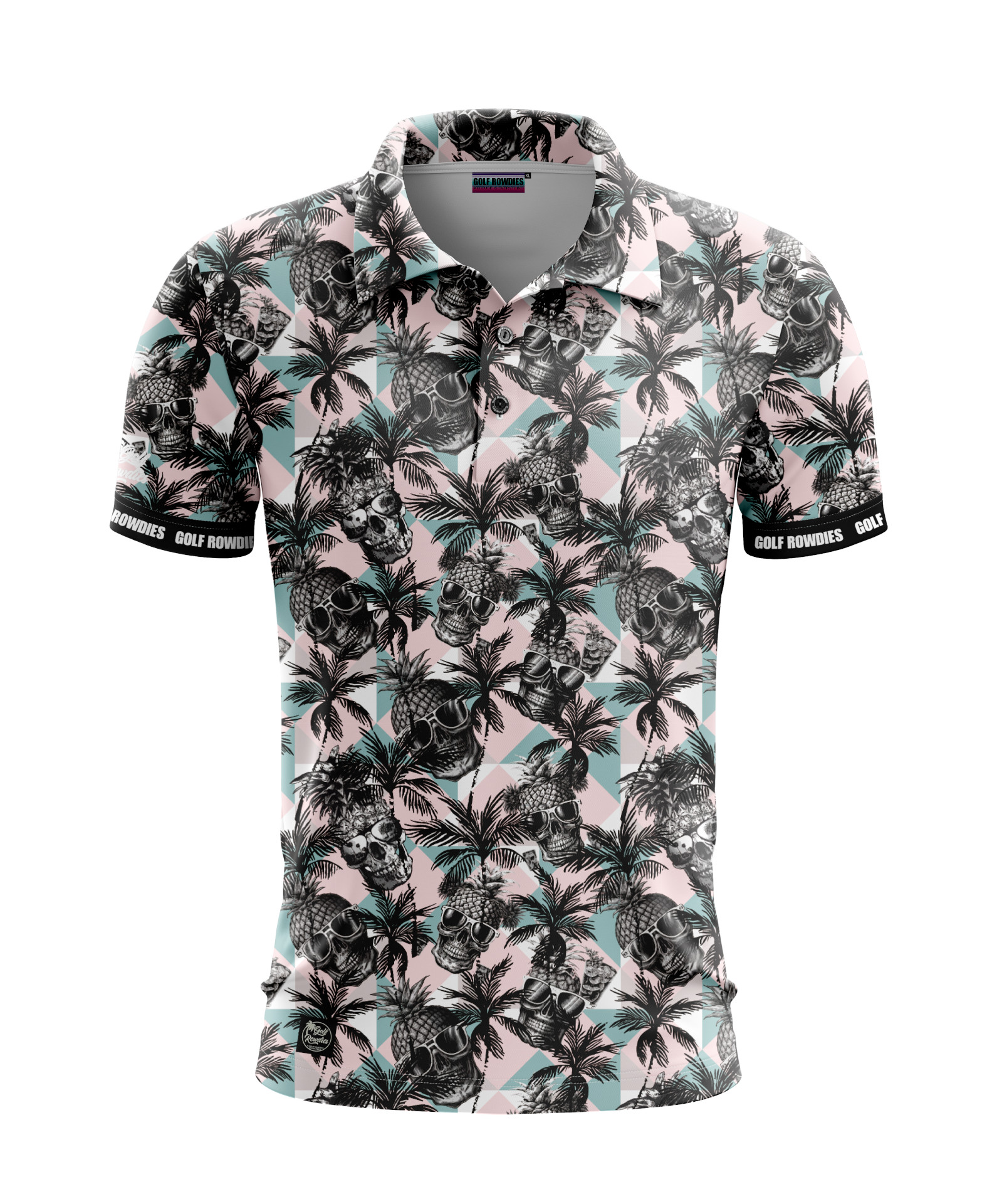 67jersey Men's Polo "Cool Pineapple"