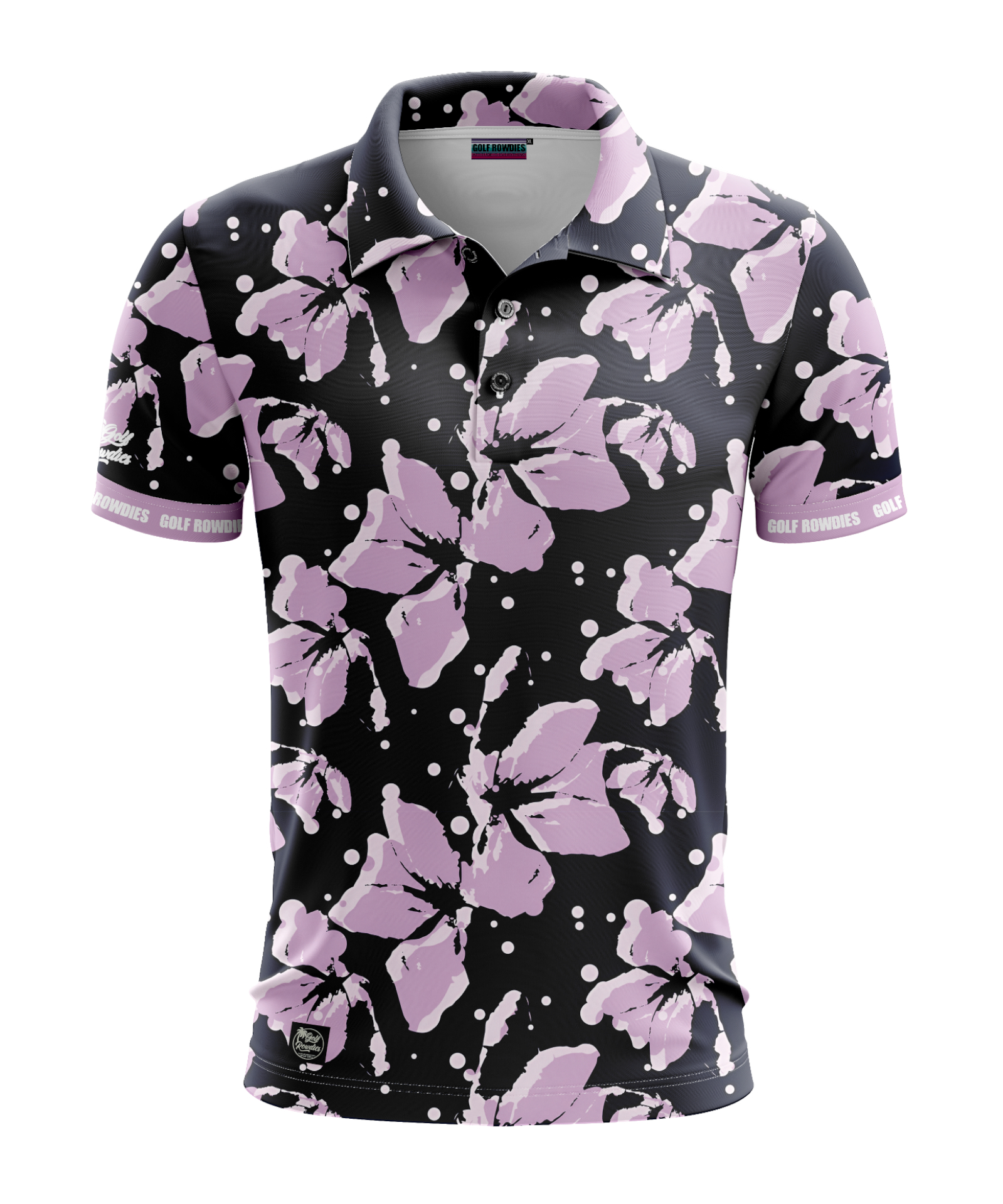 67jersey Men's Polo "Flower-Splash"