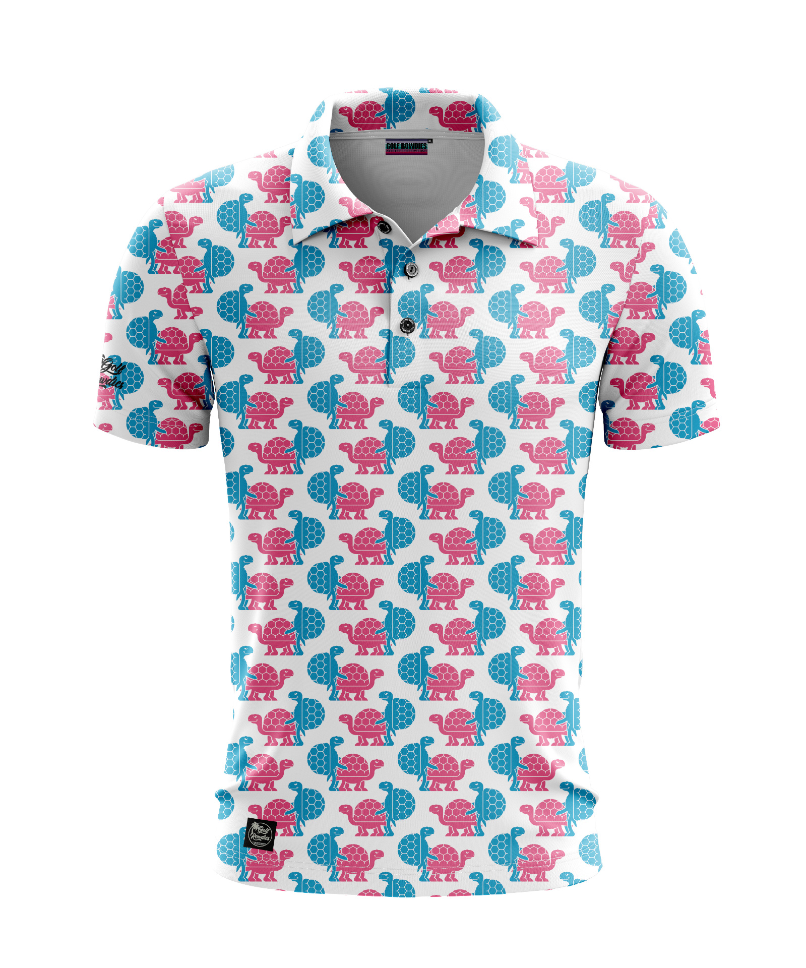 67jersey Men's Polo "Love Turtles"