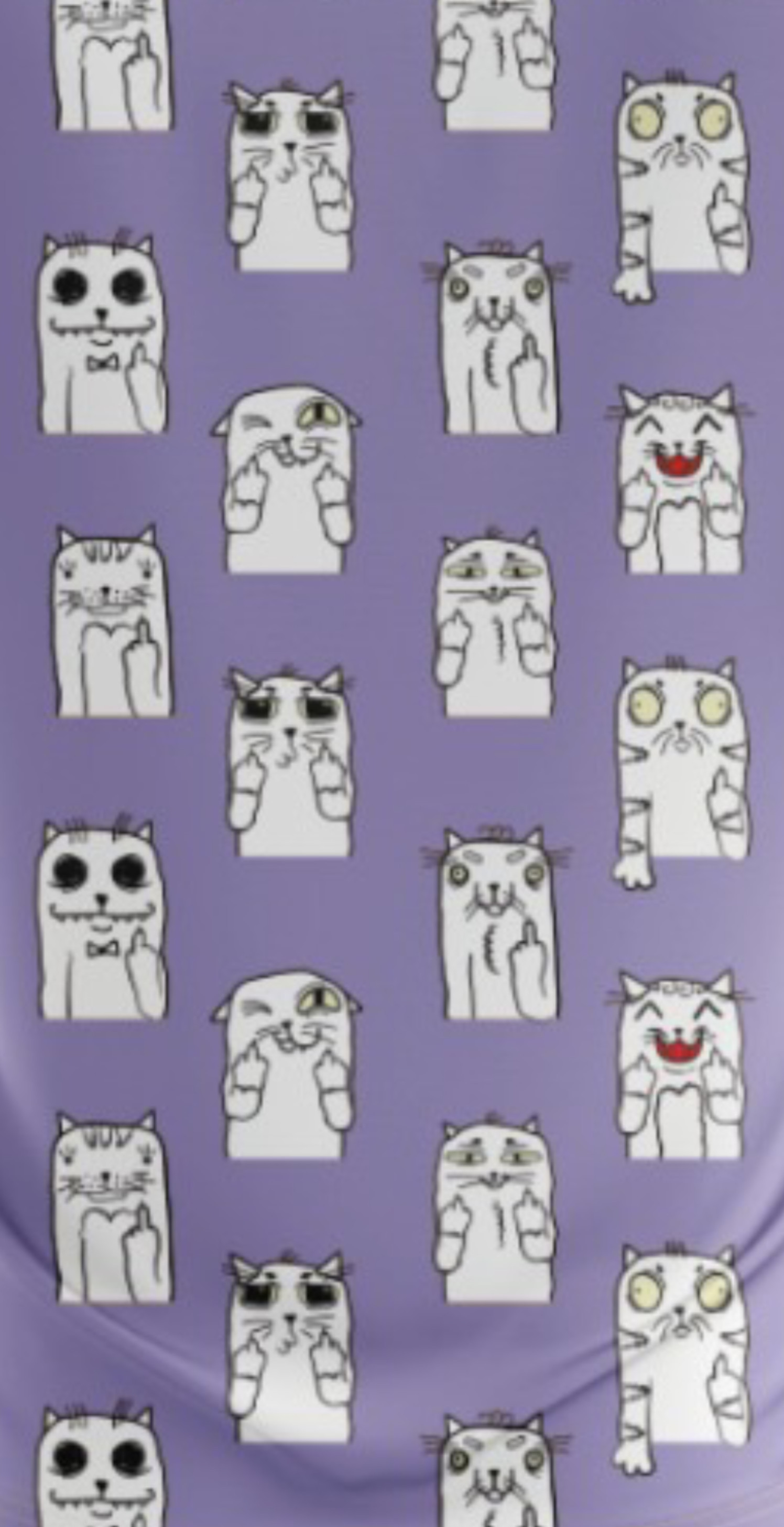 67jersey Men's Polo "Middlefinger Cat"