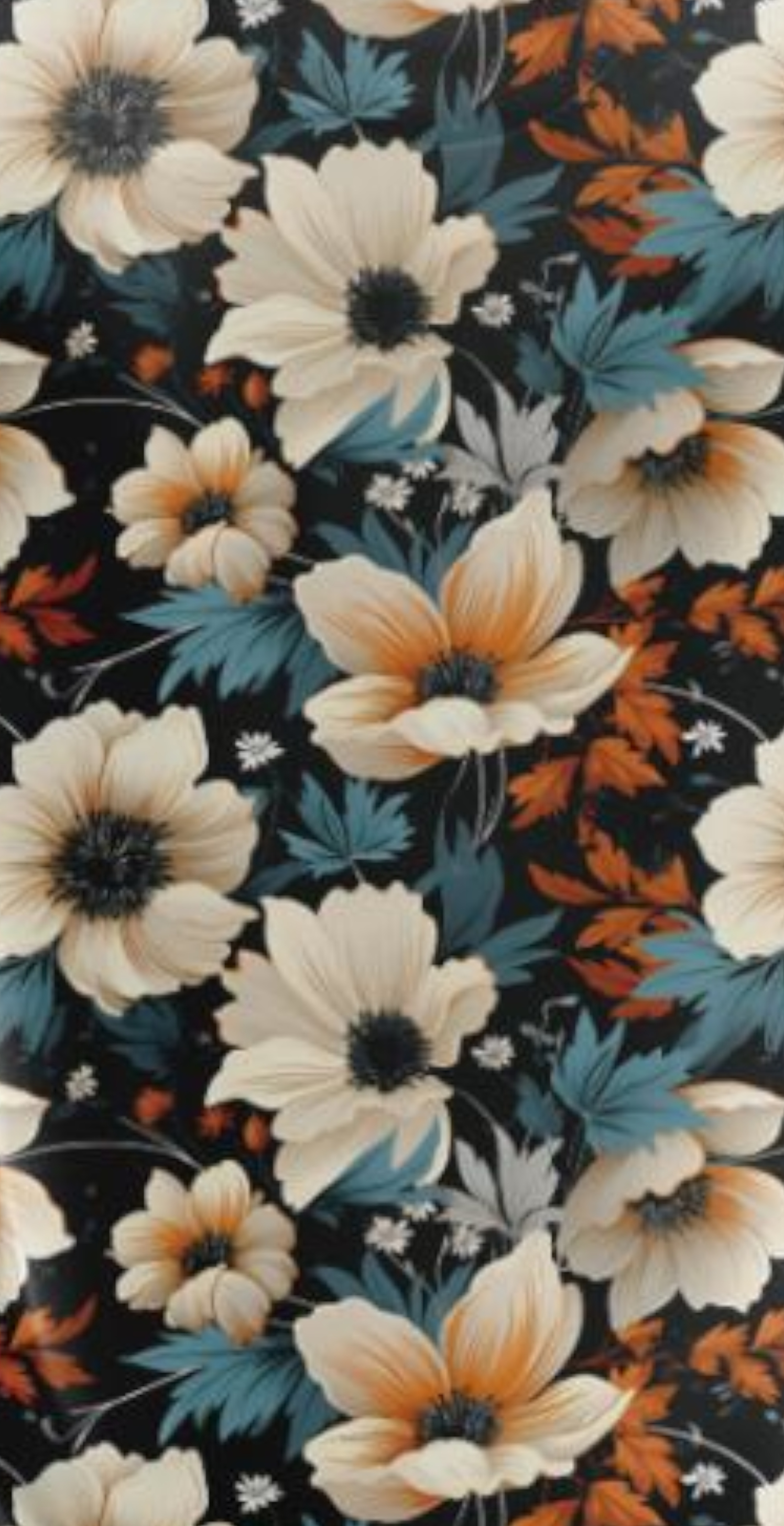 67jersey Men's Polo "Midnight Flower"
