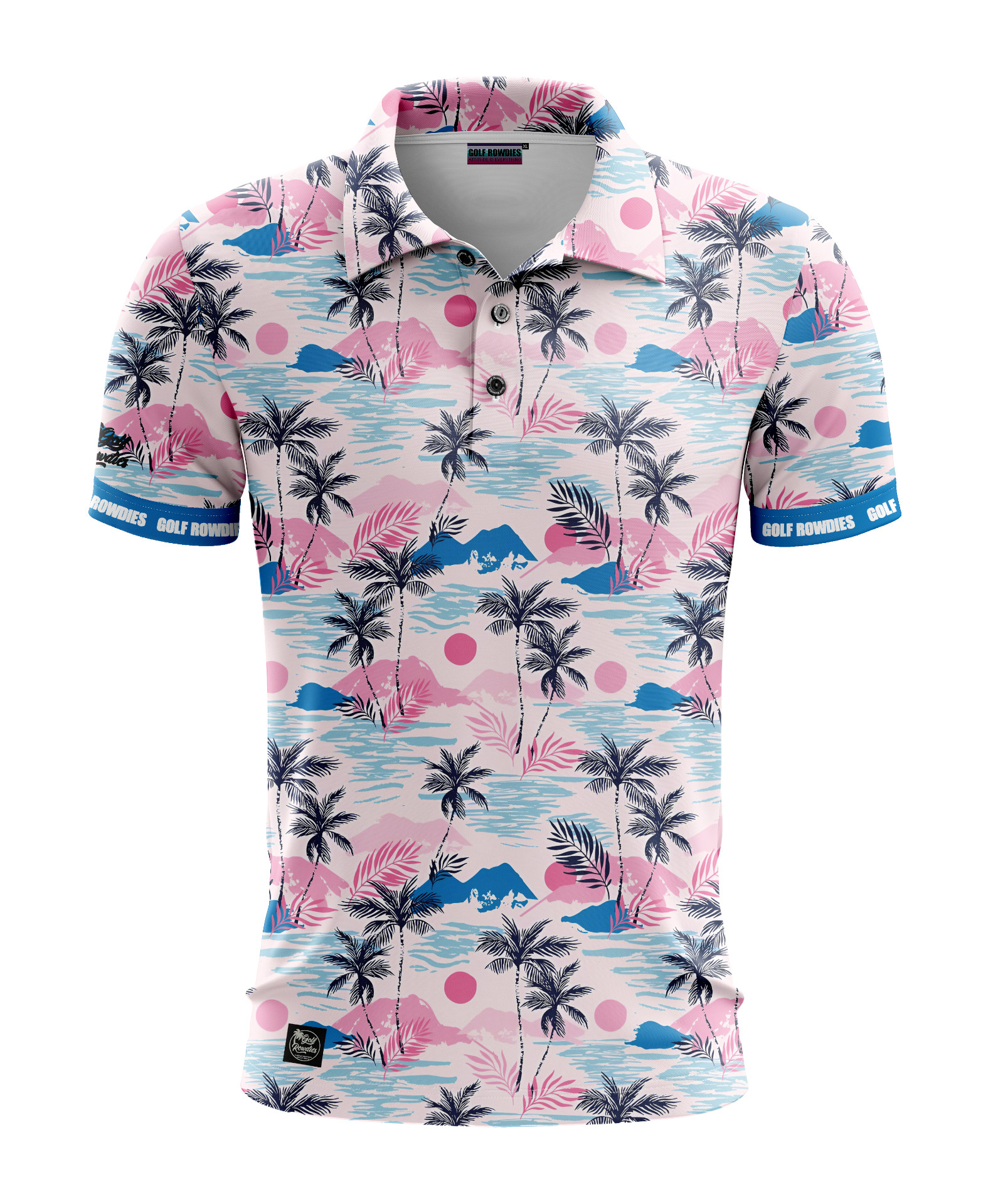 67jersey Men's Polo "Sunset Island"