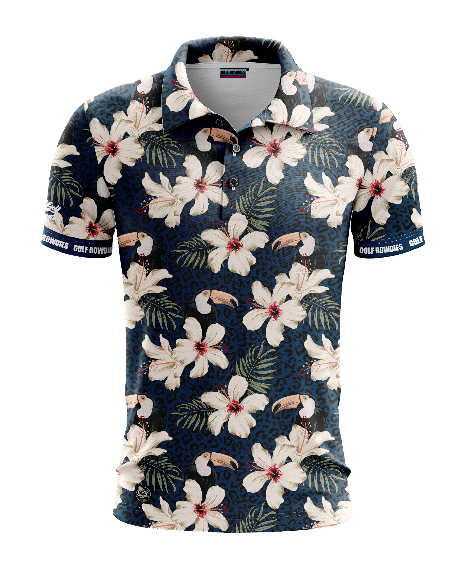 67jersey Men's Polo "Toucan blue"
